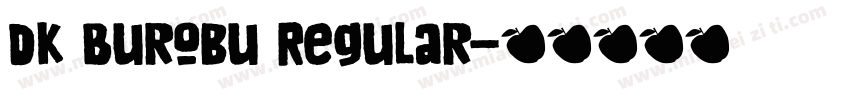 DK Burobu Regular字体转换